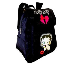 NEW BETTY BOOP women's mini backpack in black